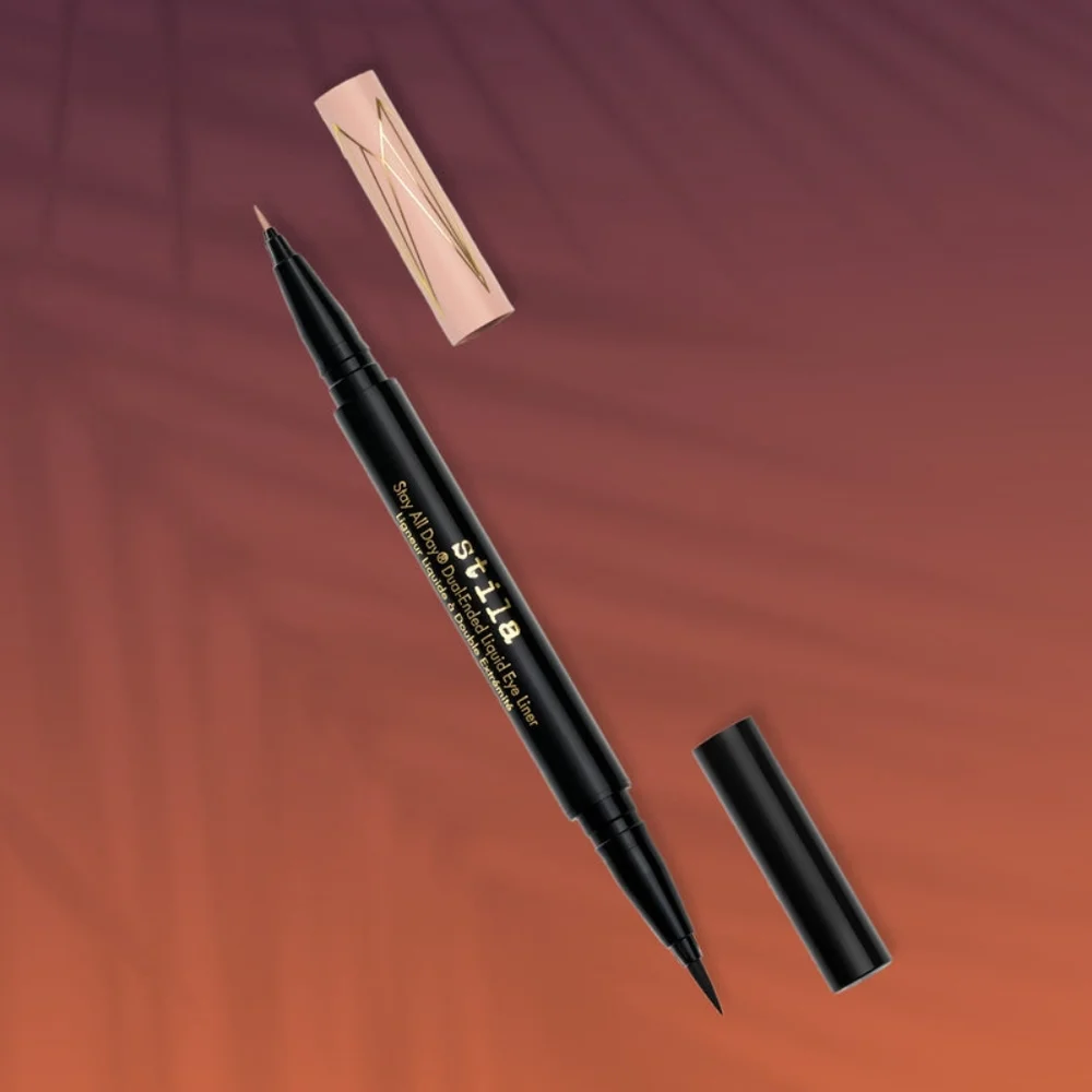 KITTEN KOSMO and INTENSE BLACK NIB Stila Stay All Day Dual Ended Liquid Eyeliner